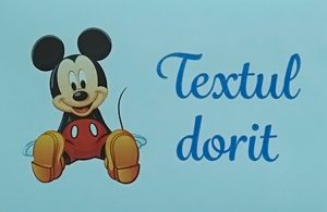 Mickey si text