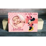 Magnet personalizat botez - Minnie - MNO-023