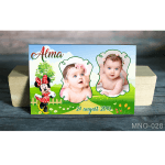 Magnet personalizat botez - Minnie - MNO-028