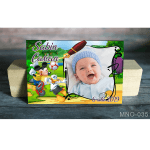 Magnet personalizat botez - Mickey si Donald - fotbal - MNO-035