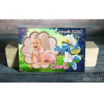 Magnet personalizat botez - Strumfita - MNO-047