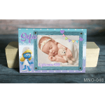 Magnet personalizat botez - Strumfita - MNO-048