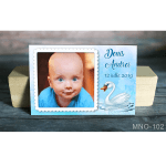 Magnet personalizat botez - lebada - MNO-102
