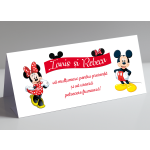 Plic de bani - gemeni - Mickey si Minnie - PBB-008 - imagine 3