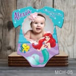 Magnet personalizat botez decupat body - Mica Sirena - MCH-05