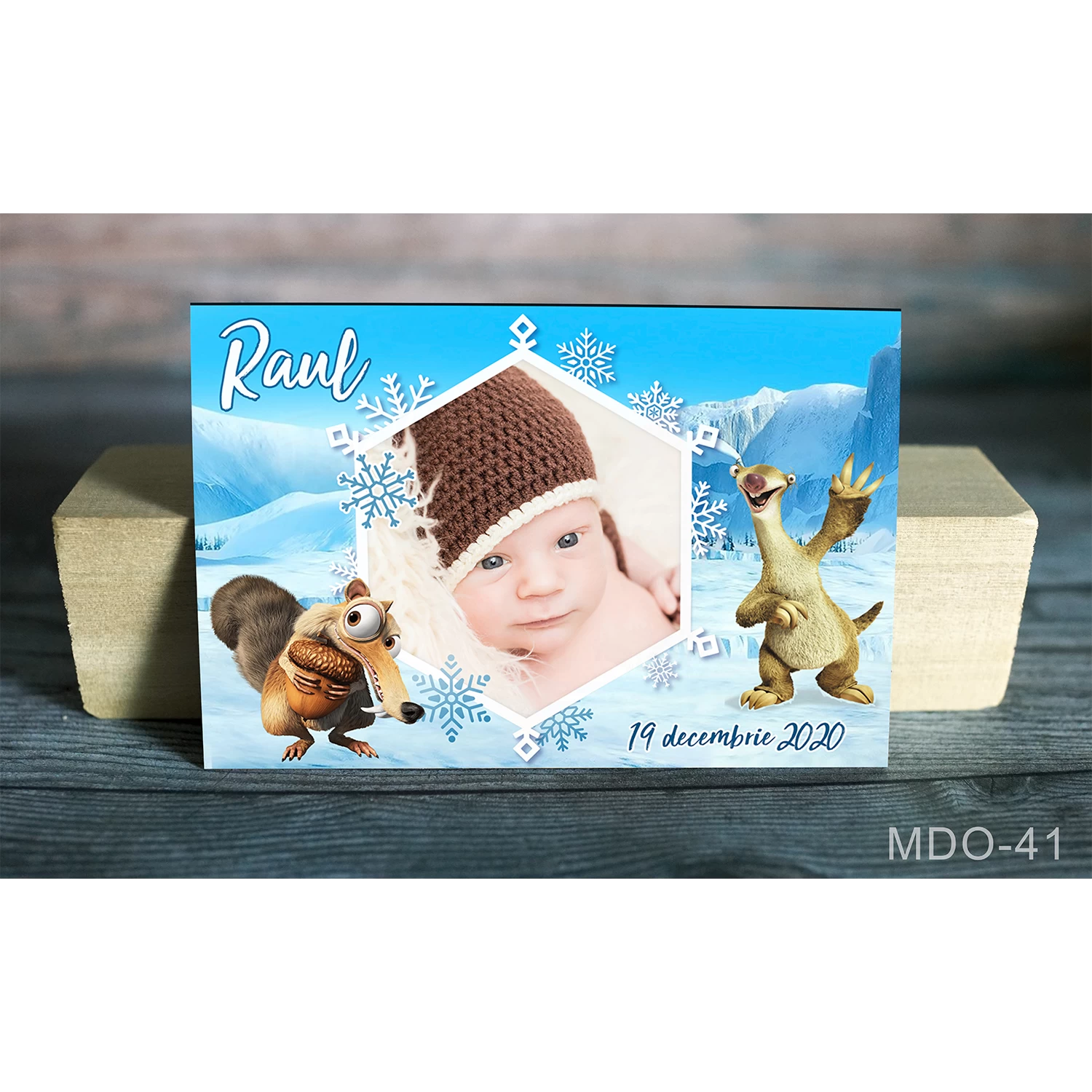 Magneti-Botez-desene-animate-MDO-41 Magnet botez desene animate - Ice Age - MDO-41 - imagine 1