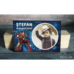 Magnet botez desene animate - Iron Man - MDO-54