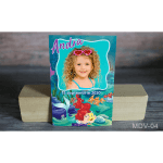 Magnet botez desene animate - Mica Sirena - MDV-04