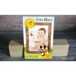 Magnet botez desene animate - Mickey si Pluto - MDV-20