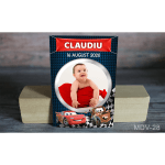 Magnet botez desene animate - Cars - MDV-28