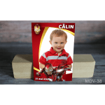 Magnet botez desene animate - Iron Man - MDV-38