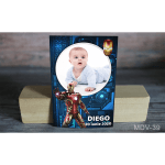 Magnet botez desene animate - Iron Man MDV-39