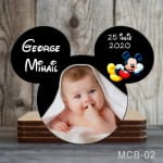 Magnet personalizat botez decupat Mickey - MCB-02