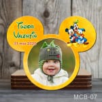 Magnet personalizat botez decupat Mickey - MCB-07