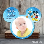Magnet personalizat botez decupat Mickey Mouse - MCB-09