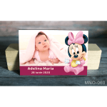 Magnet personalizat botez - Minnie - MNO-060