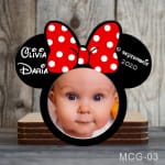 Magnet personalizat botez decupat Minnie - MCG-03