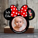 Magnet personalizat botez decupat Minnie - MCG-04