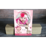 Magnet personalizat botez - girafa - MNV-103