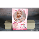 Magnet personalizat botez - unicorn - MNV-115