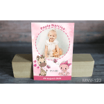 Magnet personalizat botez - girafa - MNV-123