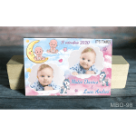 Magnet personalizat botez gemeni - unicorni - MBO-98