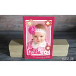 Magnet botez - flori - MBV-06