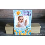 Magnet botez - balon cu aer cald - MBV-52