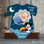 Magnet personalizat botez decupat body - Mickey - MCH-22