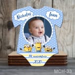 Magnet personalizat botez decupat body - Minioni - MCH-33