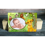 Magnet personalizat botez - Regele Leu - MNO-051