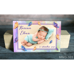 magnet marturie botez cu foto si fluturi