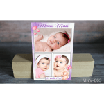 Magnet personalizat botez - ursulet - MNV-003
