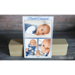 Magnet personalizat botez - ursulet - MNV-004