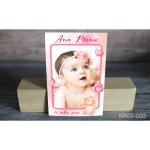 Magnet personalizat botez - ursulet - MNV-005