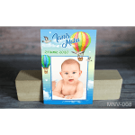Magnet personalizat botez - Balon cu aer cald - MNV-008