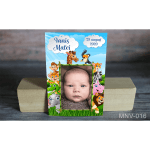 Magnet personalizat botez - Jungla - MNV-016