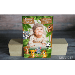 Magnet personalizat botez - Jungla - MNV-017