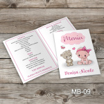 Meniu Botez - ursulet - MB-09
