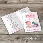 Meniu Botez - unicorn - MB-13