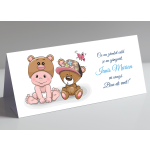 Plic de bani - Baietel si ursulet - PBB-204 - imagine 3