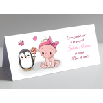 Plic de bani - Fetita si pinguin - PBB-211 - imagine 3