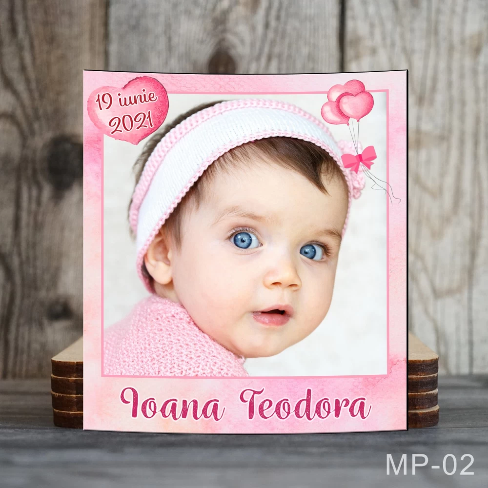 marturie botez magnet polaroid