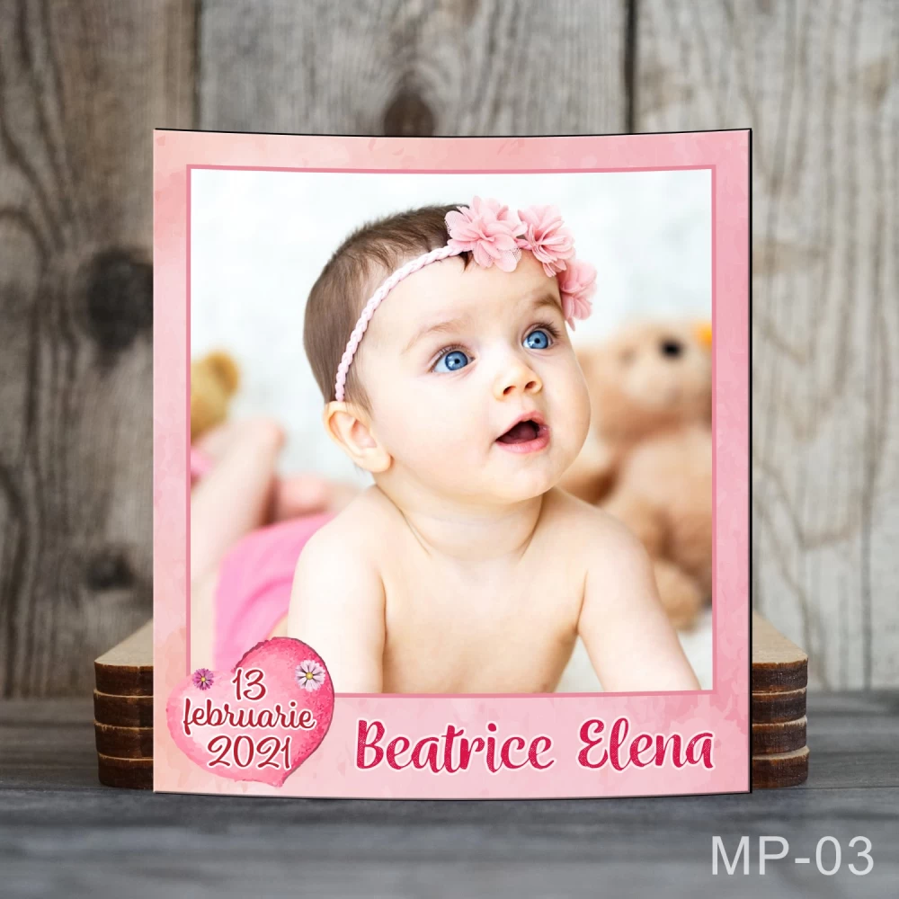 marturie botez magnet polaroid