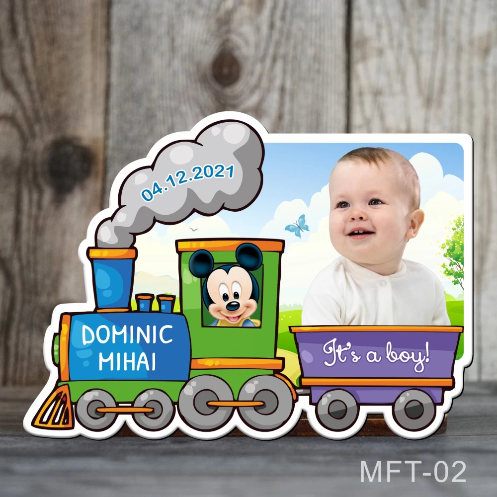 marturii botez baieti magnetice trenulet mickey mouse