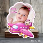 magneti personalizati botez avion minnie mouse