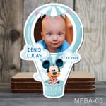 Marturii magnetice botez Balon aer cald - Mickey Mouse - MFBA-05