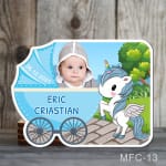 magneti botez personalizati unicorn