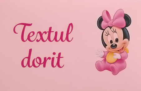 1 – Baby Minnie si text