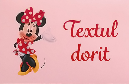 2 – Minnie si text
